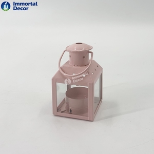 <span class=keywords><strong>Mini</strong></span> Faroles de <span class=keywords><strong>Metal</strong></span> para Velas de Té de 4.3 Pulgadas, Color Blanco - Product Image 3