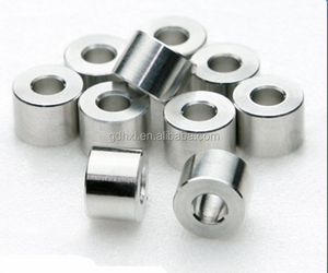 OEM ขัดทองเหลืองท่ออลูมิเนียมบุช Spacer