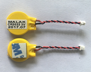 Pilas de Botón CMOS CR2032 con Cable y Conector y Batería Recargable de Iones de Litio de 3.6v <span class=keywords><strong>Lir2032</strong></span> - Product Image 3