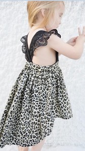 Robe pour bébé fille de 3 ans, nouveau modèle léopard Summer Sister - Product Image 4