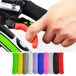 YOUME 1 Cặp Xe Đạp Handlebar Grips Protector Mountain Bike Phanh Lever Protector Tay Lái Grip Sleeve Non-slip Silicone Bìa