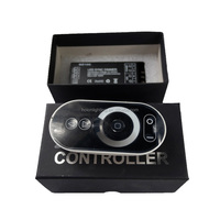 Controlador de Intensidad de Luz LED PWM de 25A y 300W con Panel Táctil Completo, Sincronización DC12V~24V, Interruptor de Atenuación para Tiras LED