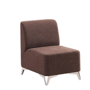 भूरे रंग के कपड़े डबल सीटर कोनर सोफे SF-025-2 - Product Image 2