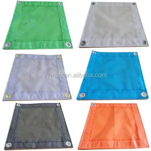 Top quality pvc coated polyester construction safety mesh