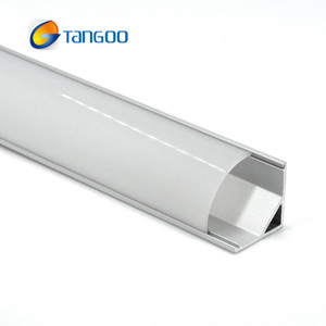 Canale di striscia led angolare in alluminio, profilo led angolare collegabile, profilo angolare led 2m - Product Image 1