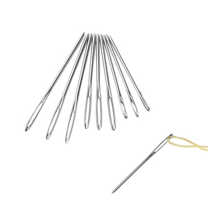 9 unids/set útil moda 3 tamaños Big-eye Acero inoxidable agujas romas hilo tejer agujas <span class=keywords><strong>de</strong></span> <span class=keywords><strong>punto</strong></span> <span class=keywords><strong>de</strong></span> <span class=keywords><strong>cruz</strong></span> herramientas <span class=keywords><strong>de</strong></span> costura - Product Image 4