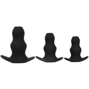 DEC Sex Toy Adults <strong>Butt</strong> Sex Silicone <strong>Hollow</strong> Anal <strong>Plug</strong> - Product Image 2