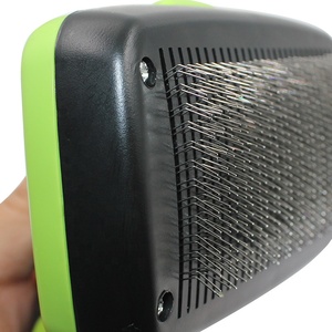 Outil de toilettage pour animaux de compagnie en vente chaude, brosse à poils doux auto-nettoyante à longues pointes pour chien et chat - Product Image 6