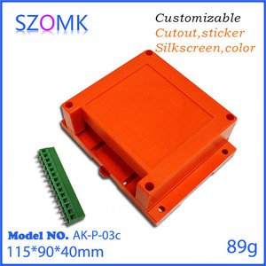 ที่มีขั้วบล็อกรางdinพลาสติกโครงการอิเล็กทรอนิกส์กล่อง - Product Image 5
