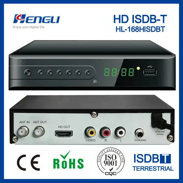 SINTONIZADOR DE TV DIGITAL ISDB-T HDMI / RCA USB CON CONTROL REMOTO