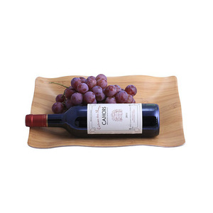 Venta al por mayor creativa Venta caliente Hotel 35cm <span class=keywords><strong>madera</strong></span> Gran bandeja de servir - Product Image 4