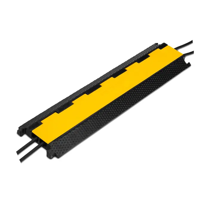 Cable Protector Ramp 2 Channel Cable Protector / Cover/Cable Guard Cable Ramp Bridge