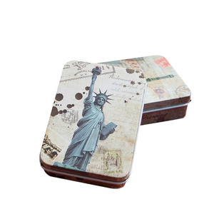 Various patterns 90*65*25mm jewellery sweets waterproof vintage <strong>tea</strong> cake cookies small custom metal <strong>box</strong> - Product Image 3