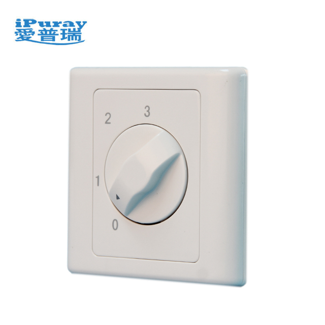 3 Speed Rotary Knob Fan Wall Switch Without Noise