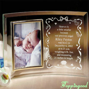 Haute Qualité 5mm Épaisseur <span class=keywords><strong>En</strong></span> <span class=keywords><strong>Verre</strong></span> Courbé Bébé <span class=keywords><strong>Cadre</strong></span> <span class=keywords><strong>Photo</strong></span> - Product Image 1