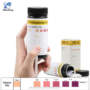 URS-1K de bande de réactif de test d'urine de cétone visuelle, bandes de réactif de cétose pour l'analyse d'urine - Product Image 2