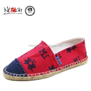 캐주얼 신발 캔버스 슬립 신발 최신 디자인 Espadrille