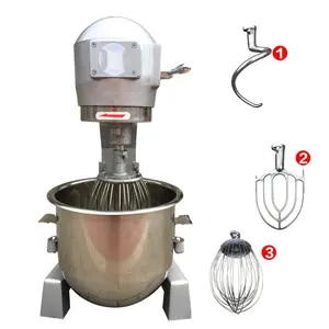 Mesin Pengaduk Adonan/Telur Multifungsi 10L, Peralatan Pencampur Tepung Mixer Telur