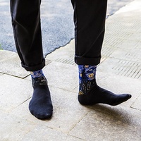 Chaussettes rétro unisexes en coton pour hommes, différentes couleurs disponibles, vente en gros