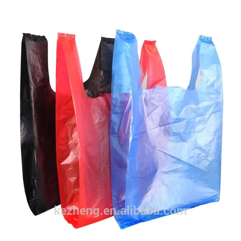 Factory price custom logo design trendy style contracted fashion plastic shopping bag