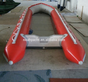 1.0mm Thick French Orca Hypalon <strong>Big</strong> <strong>Inflatable</strong> 720cm Aluminum Rescue Rowing <strong>Boat</strong> - Product Image 2