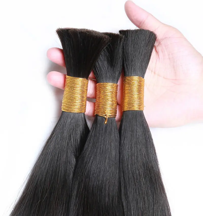 Ali Express Direct Factory Wholesale No Tangle No Shed Cheap Raw Virgin Human Hair 100% Unprocessed Indian Hair Bulk for sale