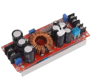 1200W DC-DC Boost Converter Power Supply 8-60V 12V Step Up to 12-83V 24V 48 With Large Heat Sink Design