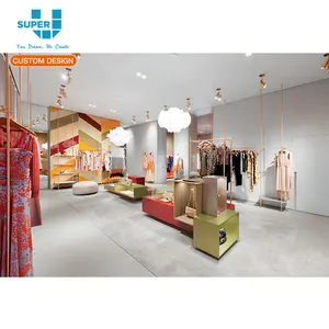 Guangzhou Suppliers Wholesale Women Clothing Store Furniture Display