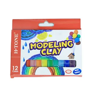 2018 Hot koop plasticine boetseerklei Super Lichte Klei Set Voor Kids