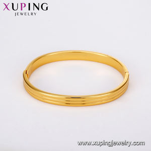 <span class=keywords><strong>Xuping</strong></span> 2019 offerta speciale di modo di 6 millimetri d'oro Indiano del braccialetto, semplice ed elegante design arabia saudita braccialetti dei monili - Product Image 3