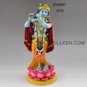 Estatuas de vaca Nandi en resina, dios indio para el estilo religioso del Diwali, estilo budista - Product Image 6
