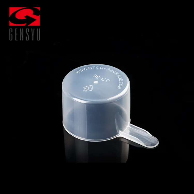 GENSYU White Plastic Measuring Spoon Scoop 10ml 20ml Protein Milk Powder Liquid Spoon Scoops Custom Plastic Powder