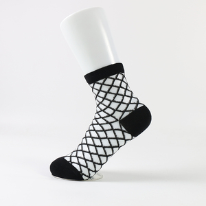 <span class=keywords><strong>Calze</strong></span> di seta nera Sexy trasparenti a <span class=keywords><strong>rete</strong></span> di moda da donna - Product Image 2