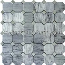 modern house building materials aluminium hexagon mosaic tile Wholesale price for mosaic tiles