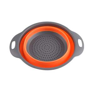Wholesale 2-Sized Foldable Adjustable Silicone Drain <strong>Basket</strong> Strong Multi-Function <strong>Storage</strong> Plastic <strong>Storage</strong> <strong>Basket</strong> <strong>Small</strong> - Product Image 5