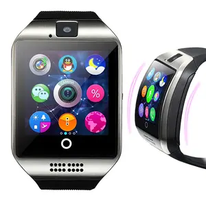 Q18 Wrist Android Smart Watch Phone OEM Sports Watch with display support sim card for iphone