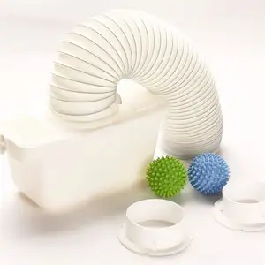 Tuyau d'aération pour sèche-linge en PVC, en plastique, blanc, fabriqué en chine, livraison gratuite