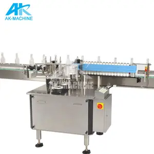 Cold Glue Labeling Machine Or Automatic Paste Label Machines One Side Label To Run For Round Bottle