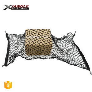 High quality Elastic bungee cargo net with Carabiner hook