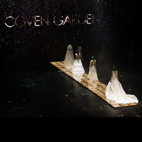 Produit innovant Plancher de danse lumineux à paillettes dorées Led 3d Plancher miroir de mariage