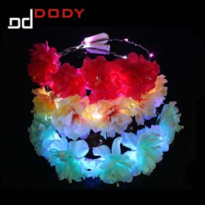 Đồ Dùng Tiệc Bán Chạy Nhất Vòng Hoa Lấp Lánh Đèn LED Vương Miện Hoa Đám Cưới - Product Image 1