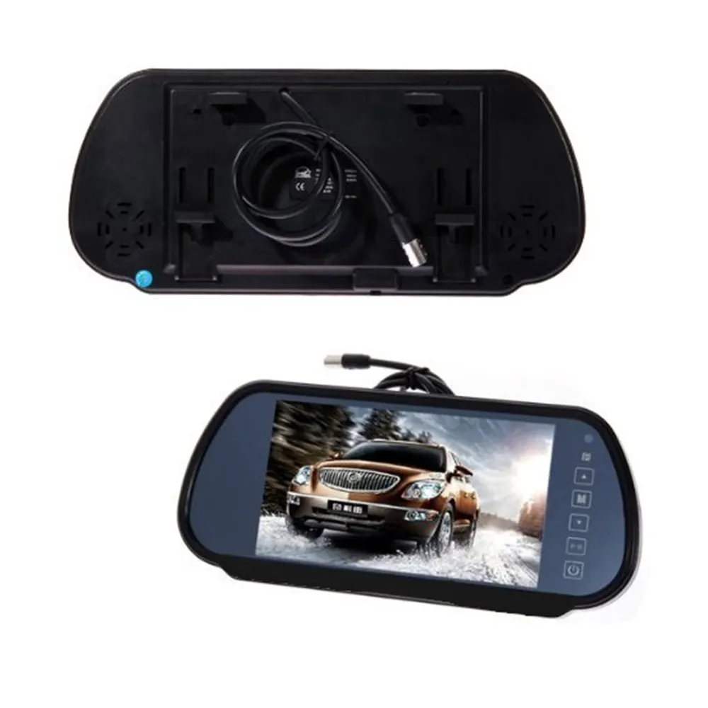 7 inch High brightness car rear view mirror monitor for Van/camper/RV