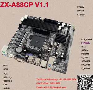 Hot Sell A88 FM2+ V1.0 Desktop Computer Motherboard with 4 ddr3