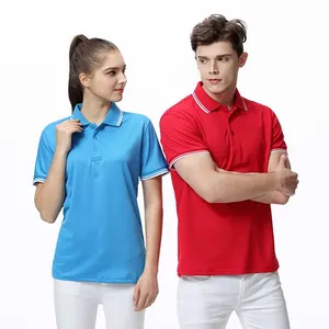 Custom Logo Uw Eigen Merk Polo Shirt Korte Mouw Heren Polyester Katoen Mannen Golf Polo T-shirt Shirts