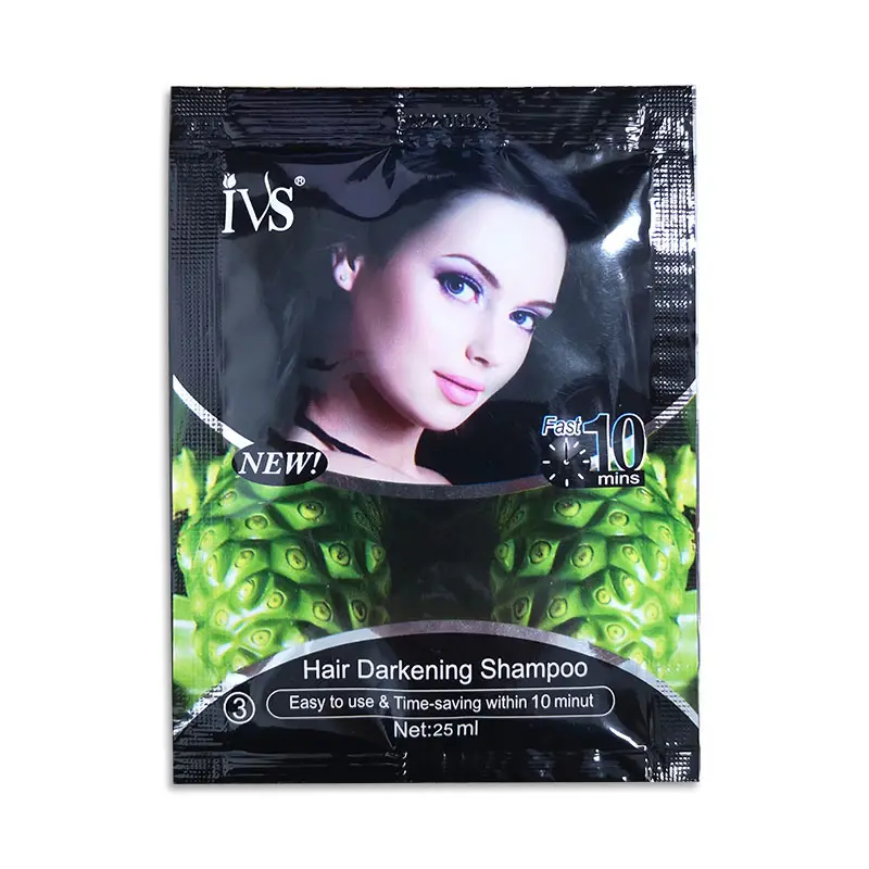 IVS private label professional hair dye manufacture no bleach semi permanent organic Fast Black hair dyes Shampoo