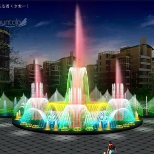 Chinese Rgb Led Lampen Laser Dansende Water Show Muziek Fontein