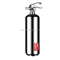 Extincteur en acier inoxydable conforme aux normes CE ISO, cylindre de type poudre ABC ou mousse, capacité de lutte contre l'incendie de 0,25L à 100L, capacité de 1kg à 12kg