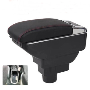 Auto Interni in pelle Center Console Bracciolo Box con USB per il VW <span class=keywords><strong>POLO</strong></span> - Product Image 2