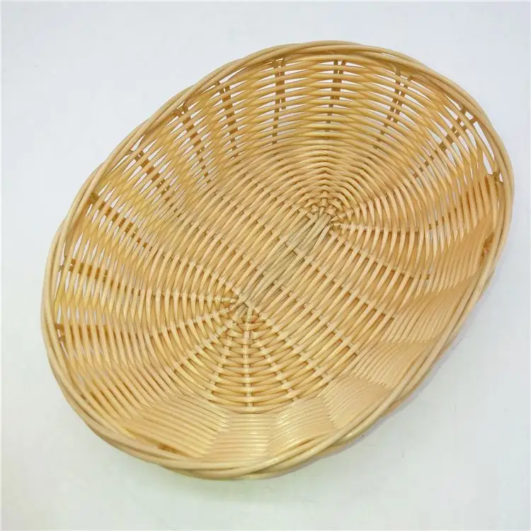 Wholesale washable poly rattan cane rattan basket