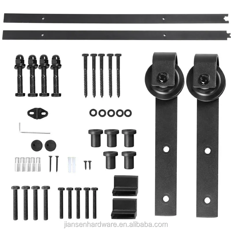 OEM Modern Hanging Rail Schiebetür Schienen schiene Hardware Kit Scheunentor Hardware